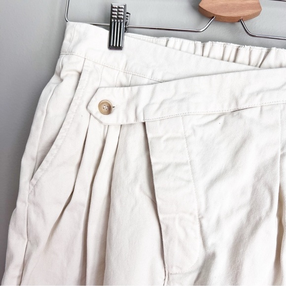 2/25 Mable pleated Cross button trouser pants vintage look - Picture 3 of 5